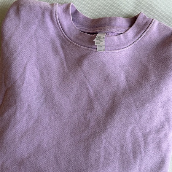 Los Angeles Apparel Heavy Fleece Sweatshirt - Lavendar - Picture 6 of 7